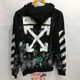 OFF WHITE C/O Virgil Abloh Firework Arrows Galaxy Pullover Hoodies - Photo 1