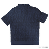 Fendi FF Navy Blue Polo Shirt (Imported Premium Finish) - Photo 2