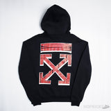 Off-White Black And Red Marker Arrow Hoodie - Photo 1