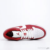 Air Jordan 1 Low Gym Red White - Photo 5
