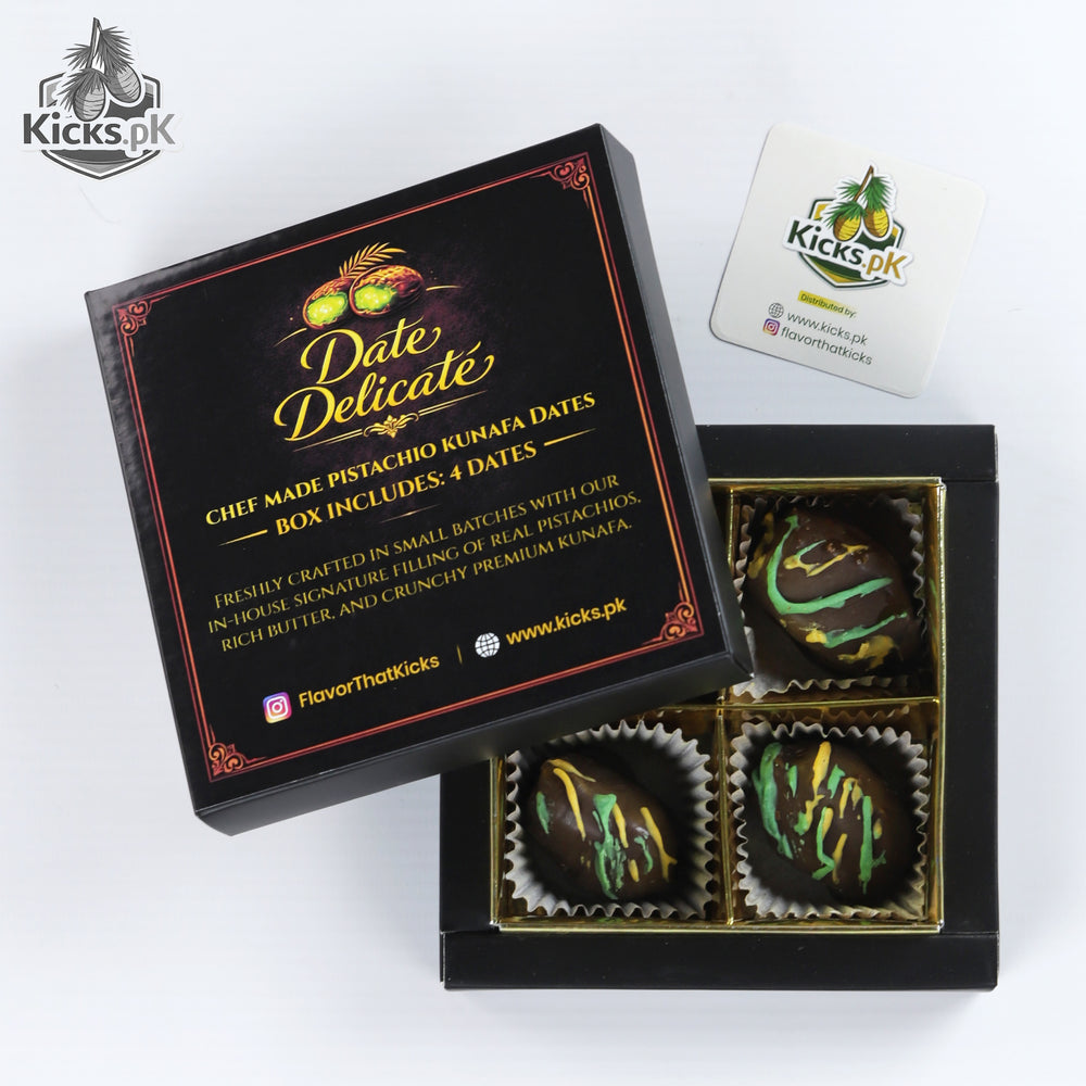 Date Delicate | Kunafa Dates | Pack Of 4