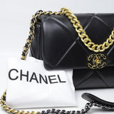 Shiny Lambskin, Gold-Tone, Silver-Tone & Ruthenium-Finish Metal Black (Dot Perfect) - Photo 7