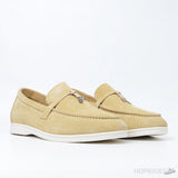 Loro Piana Summer Charms Walk Suede Loafer (Dot Perfect) - Photo 7