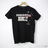Dsquared2 Born in Canada Black T-Shirt - Photo 1