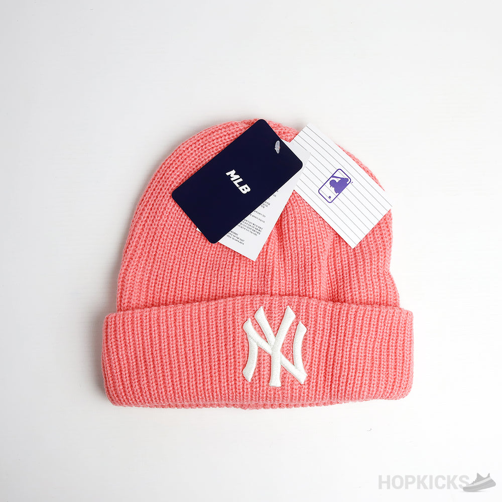 NY MLB Pink Beanie