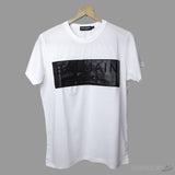 Balmain White Black T-Shirt - Photo 1