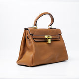 Hermès Kelly Sellier 20 Brown Epsom Gold Hardware (Dot Perfect) - Photo 4