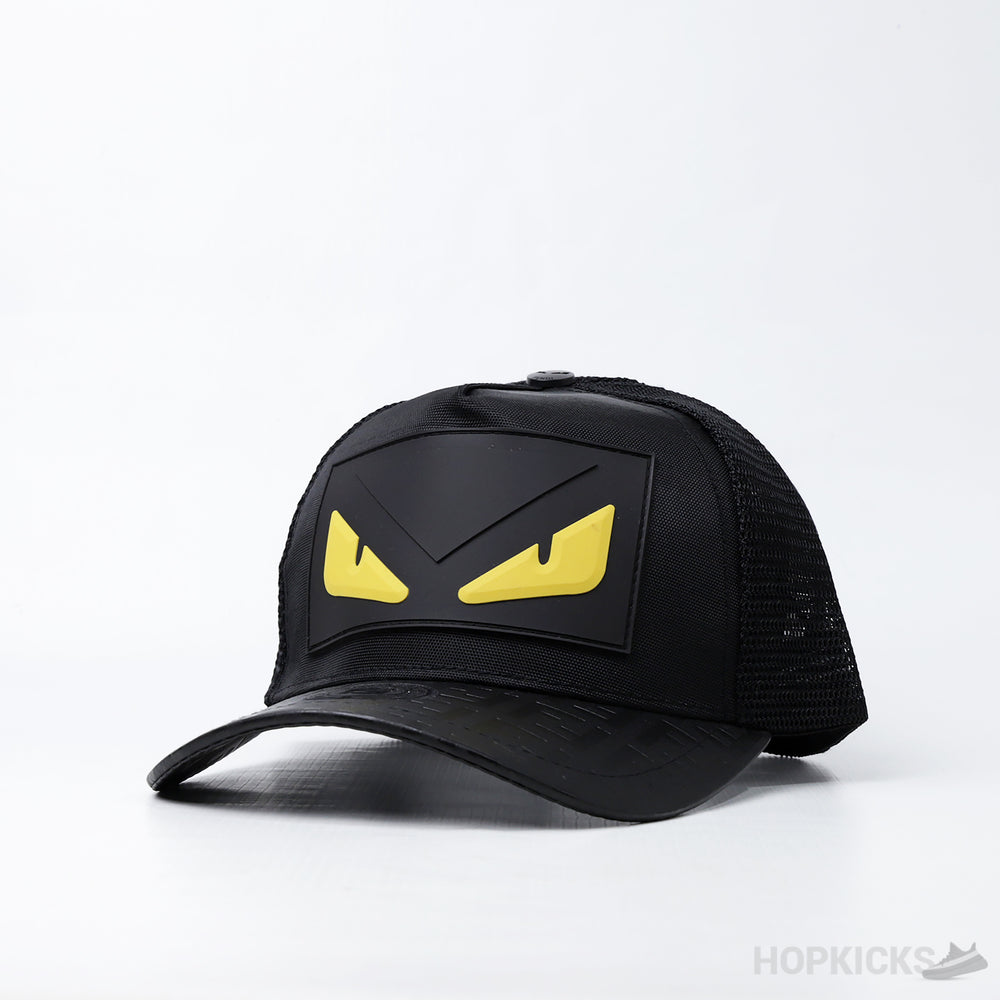 Fendi Monster Yellow Eyes Trucker Cap
