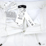Zara Relaxed Fit Linen Pants (White) - Photo 2
