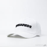 DSQUARED2 Logo Embroidery White Baseball Cap - Photo 1
