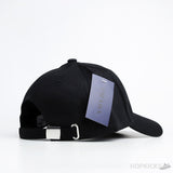 Prada Triangle White Logo Black Cap - Photo 2