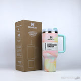 Quencher H2.0 Flowstate Tumbler Warm Serene Brushstrokes (1.18L) (Premium Batch) - Photo 4