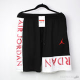 Air Jordan Red Logo Black Shorts - Photo 1