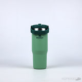 Classic Iceflow Flip Straw Tumbler Dark Green (887mL) (Dot Perfect) - Photo 1