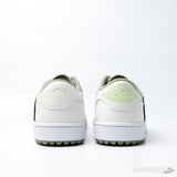 Air Jordan 1 Retro Low Golf Travis Scott Neutral Olive Premium Plus - Photo 8