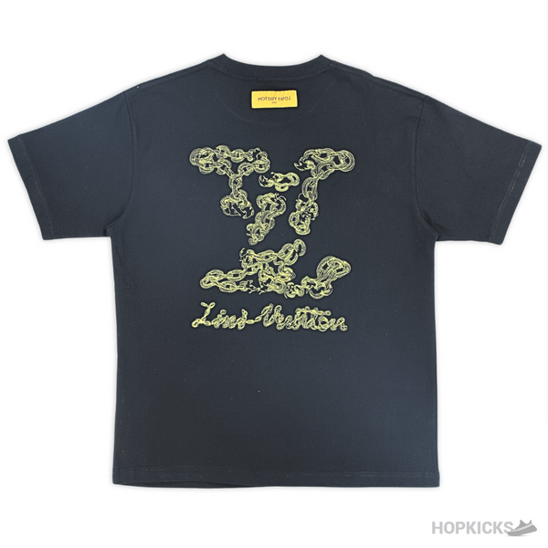 LV Logo Printed Ready to Wear T-Shirt (Imported Premium Finish)