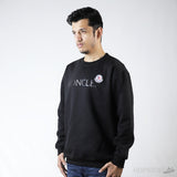 Moncler Black Logo Patch Sweatshirt (Dot Perfect) - Photo 2