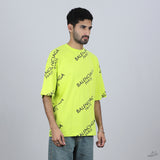 Balenciaga 22 Paris Oversized Neon T-Shirt (Economy Batch) - Photo 2