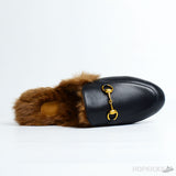 Gucci Princetown furr Loafers - Photo 6