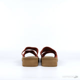 Chloe Chunky Heel Brown Strip (Premium Batch) (Slightly Miss Printed) - Photo 3