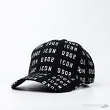 Dsq2 Baseball Caps Icon letter Black Cap - Photo 1