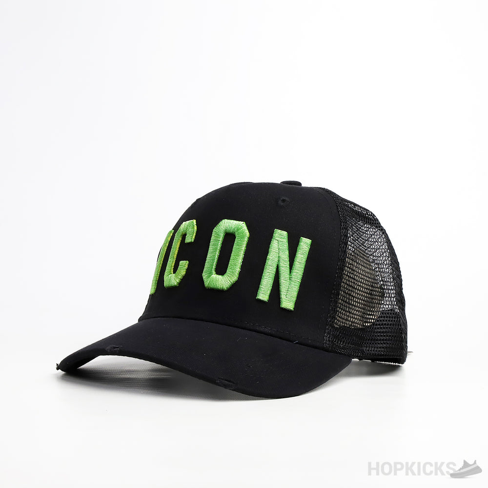 Dsquared2 Green Icon Black Cap