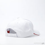 Tesla Red Logo White Cap - Photo 2