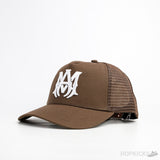 Amiri MA White Logo Brown Cap - Photo 1