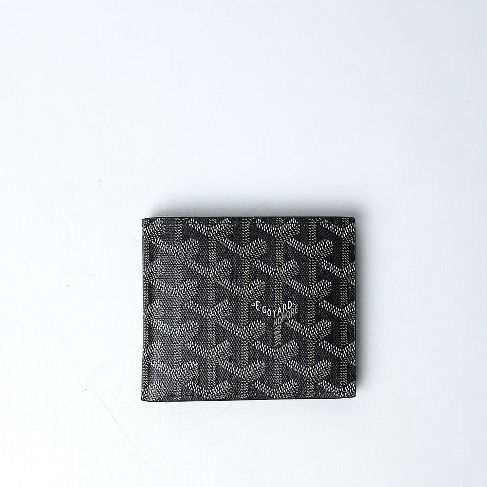 Goyard Goyardine Bi-Fold Victoire PM Wallet Black
