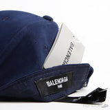 Balenciaga Navy Blue Cap - Photo 3