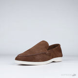 Loro Piana Summer Walk Loafers Suede Brown (1:1) - Photo 2