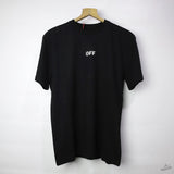 Off-White Fade Green Arrow Black T-Shirt - Photo 1