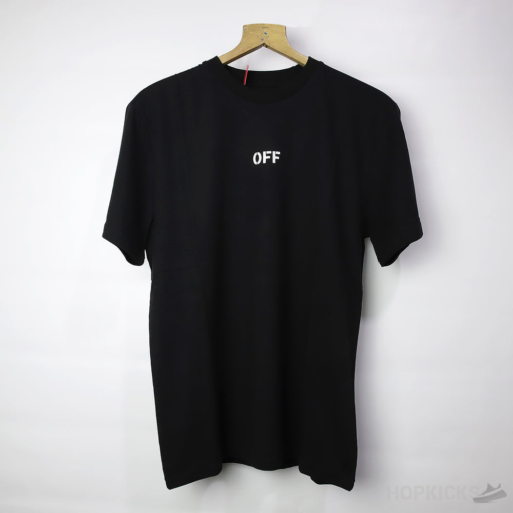Off-White Fade Green Arrow Black T-Shirt