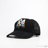 Amiri Paint Drip MA Logo Black Cap - Photo 1