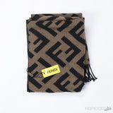 FF Brown Cashmere Scarf - Photo 4