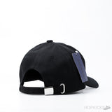 Prada Side Triangle White Logo Black Cap - Photo 2