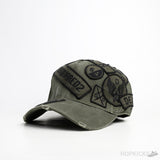 Dsquared2 Tonal Patches Olive Cap - Photo 1