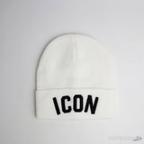 Dsquared2 Icon Black White Beanie - Photo 1