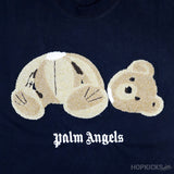 Palm Angels Logo Print Short Sleeve T-Shirt - Photo 3