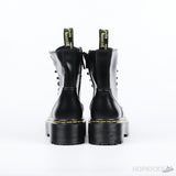 Dr Martens Jadon Black Leather Max (Premium Plus Batch) - Photo 8