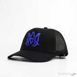 Amiri MA Blue Logo Black Cap - Photo 1