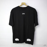 Off-White Red Fire Arrow Black T-Shirt - Photo 1