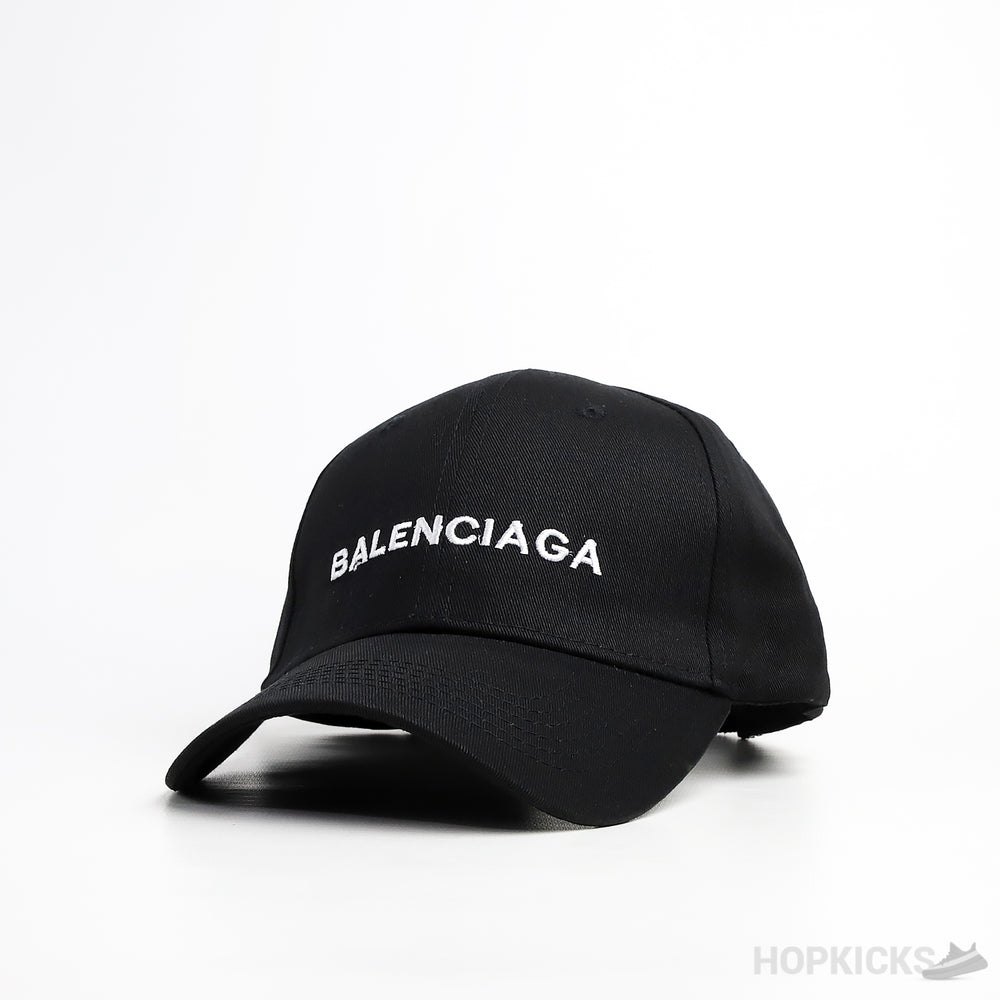 Balenciaga Logo Black Cap