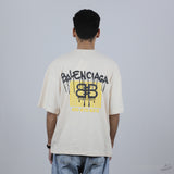 Bale*ciaga Skin T-Shirt Yellow Print (Economy Batch) - Photo 1