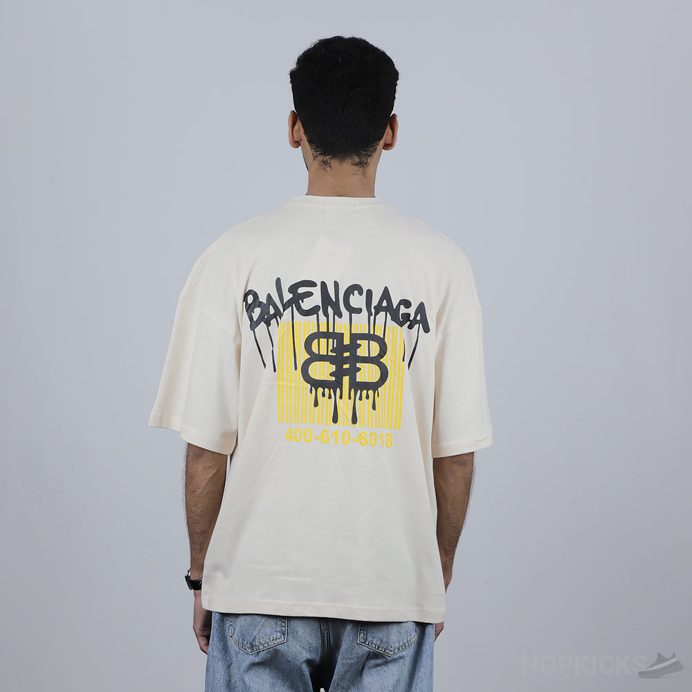 Bale*ciaga Skin T-Shirt Yellow Print (Economy Batch)