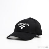 Prada Milano White Logo Black Cap - Photo 1