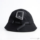 Stone Island Fisherman Bucket Black Hat - Photo 2