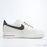 Air Force 1 Low Id White Brown Red (Dot Perfect) - Photo 3
