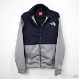 North Face Dark Blue Grey Zipper - Photo 3