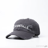 Essentials Luxury Brand Alphabet Lite Black Retro Baseball Cap - Photo 1